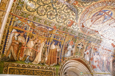 Mosaic works of the vault